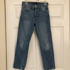 Gap ( factory ) high rise cheeky straight jeans 2/26